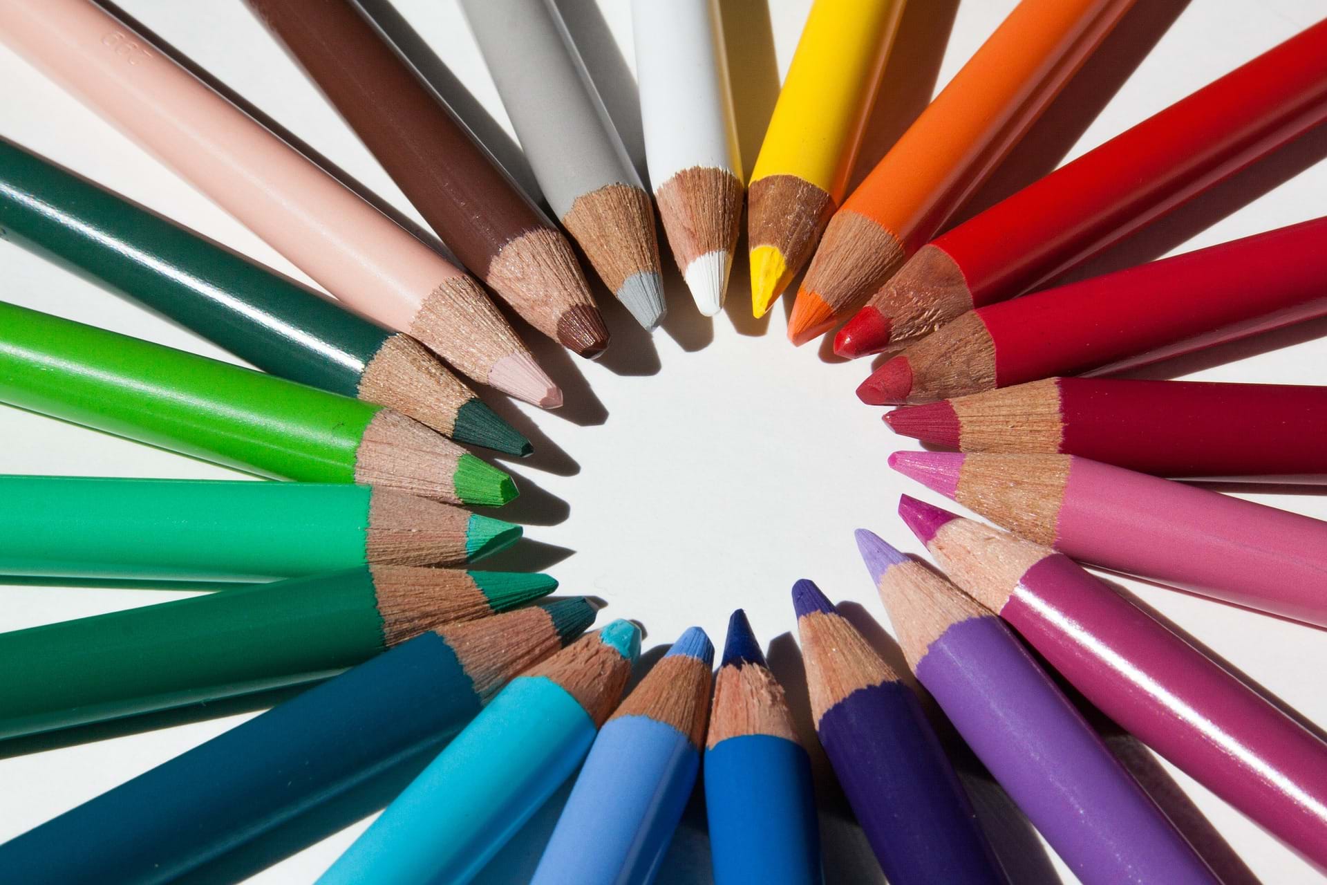 Colored Pencils Website Design