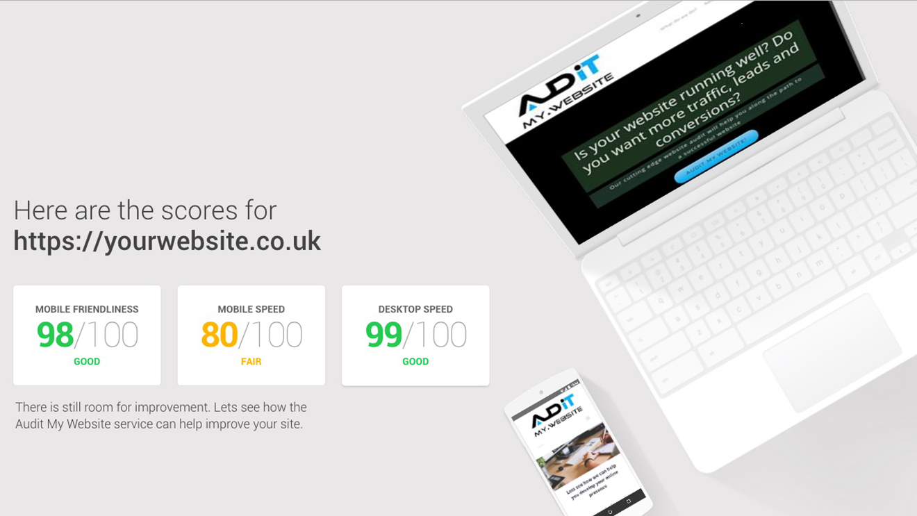 Improve your website performance with AuditMyWebsite!